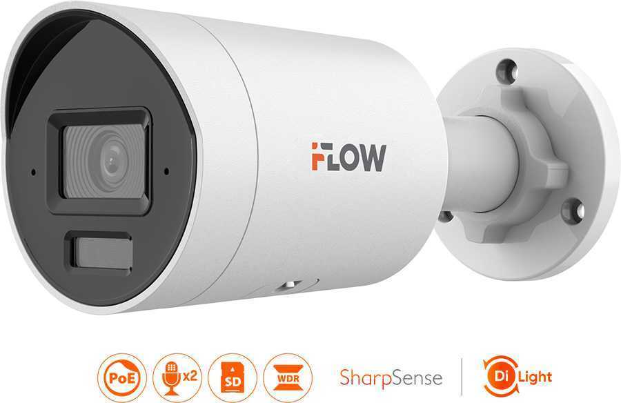 iFLOW F-IC-2142C2M(6mm) Уличные IP камеры видеонаблюдения фото, изображение