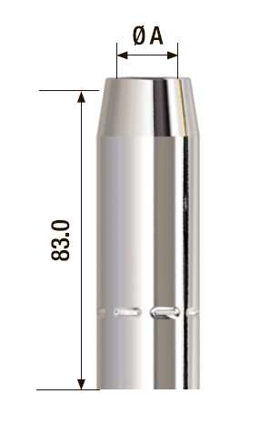 Fubag Газовое сопло D= 19 мм FB 400 (5 шт.) FB400.N.19.0 MAG фото, изображение