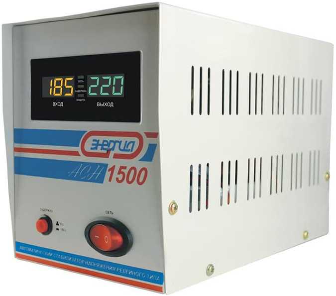 Энергия АСН-1500 с цифр. дисплеем Е0101-0125 Однофазные стабилизаторы фото, изображение