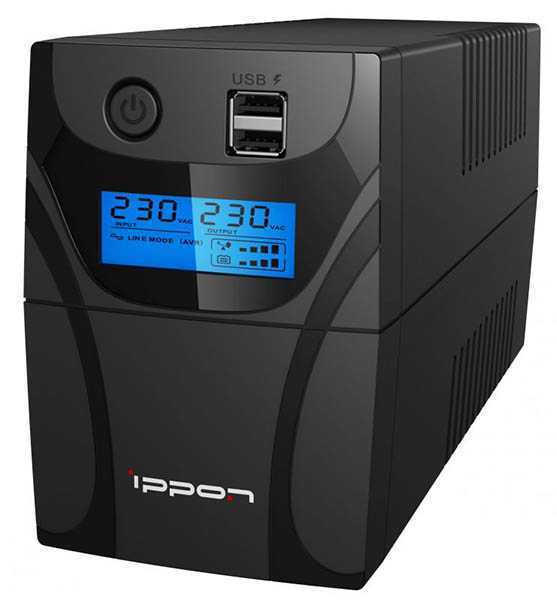 Ippon Back Power Pro II 500 300Вт 500ВА черный Источники бесперебойного питания 220В фото, изображение