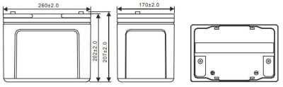 WBR HR 12305W Аккумуляторы фото, изображение