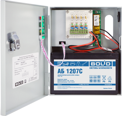Болид РИП-12 исп.104 (РИП-12-3/7М6-V4) Источники бесперебойного питания 12В фото, изображение